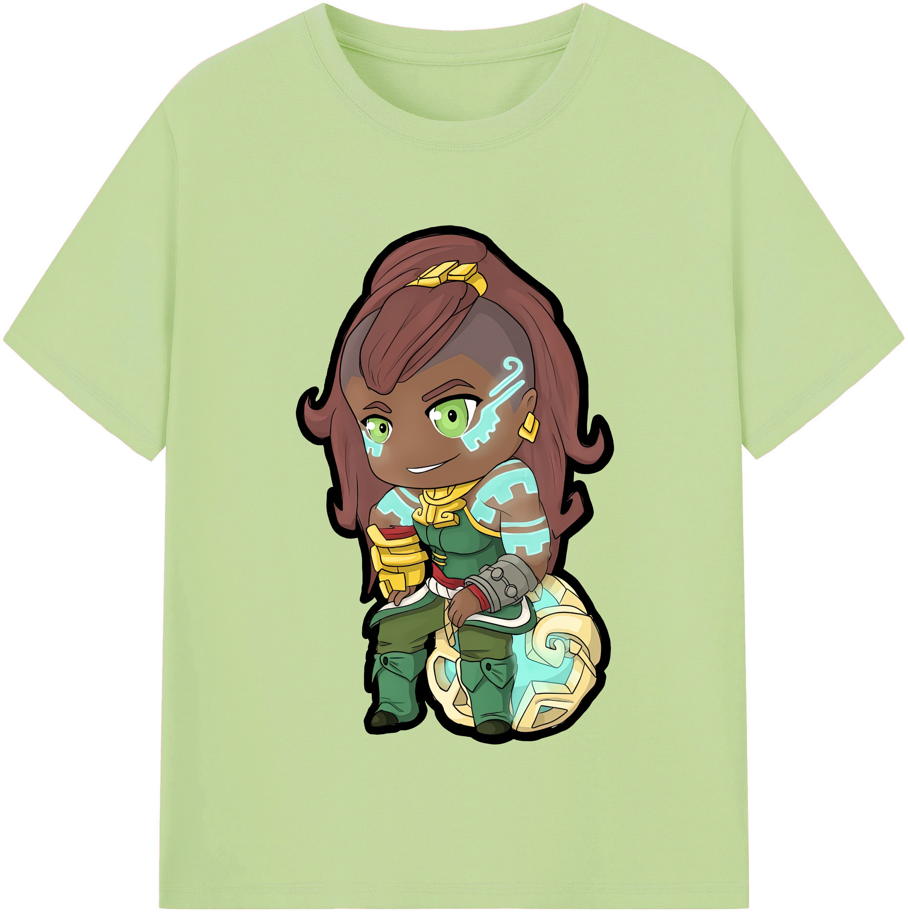 （画像用） ちいかわ ハチワレ Chii-kawa hachiware 綿100％半袖Tシャツ（フロントプリント）